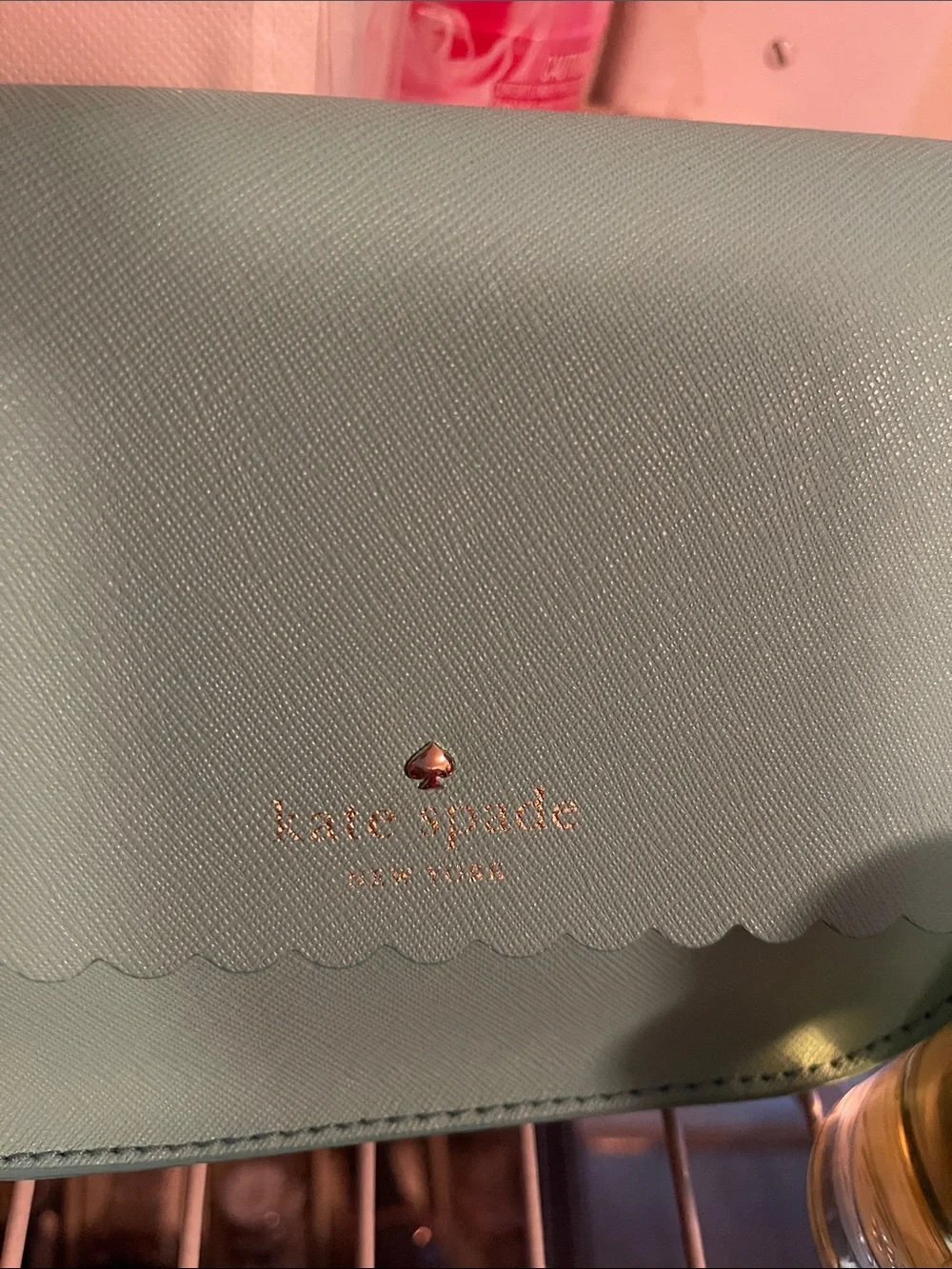kate spade compact scalloped